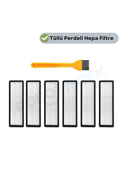 robotyedek Xiaomi S10t Stfcr01sz متوافق مع فلتر Hepa البديل - 7 قطع