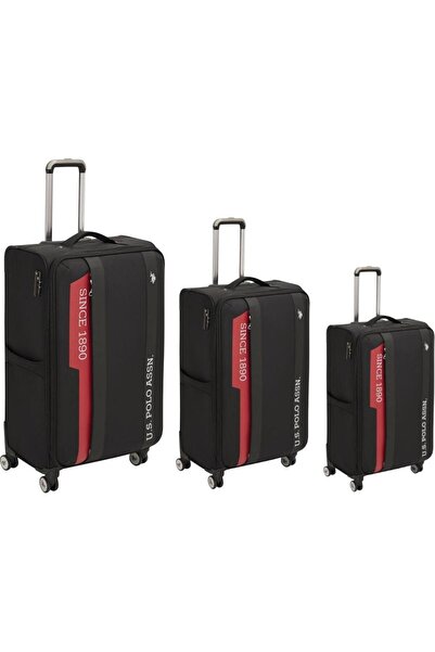 U.S. Polo Assn. U.S. Polo Assn. PLVLZ24031 Kumaş Valiz 3Lü Set Siyah