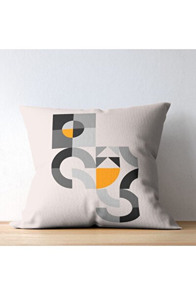GMhome 2-Piece Modern Geometric Patterned Decorative Throw Pillow Cover 43 X 43 cm