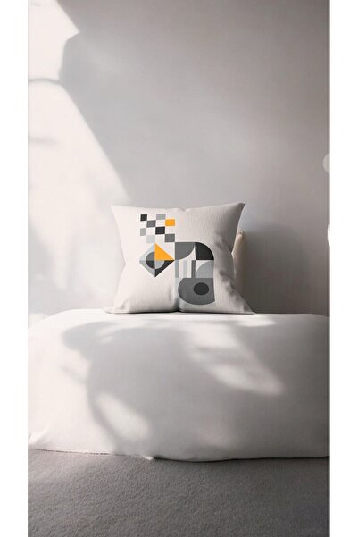 GMhome 2-Piece Modern Geometric Patterned Decorative Throw Pillow Cover 43 X 43 cm