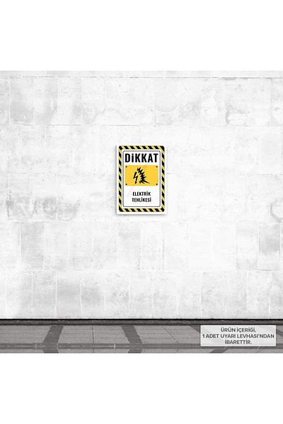Posterya Ul02344-A4 - Electrical Hazard Warning Sign (21.6×30.3cm)