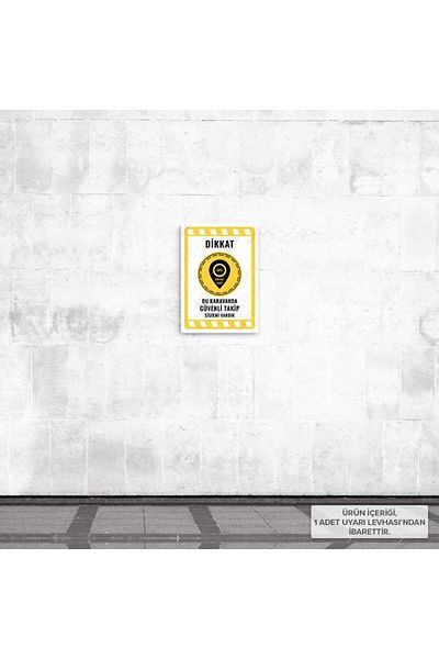 Posterya Ul02143-A5 - This Caravan Has a Secure Tracking System Warning Sign (15,4×21,6cm)