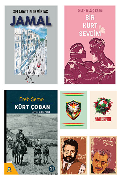 Dara Yayınları Jamal Selahattin Demirtaş - Bir Kürt Sevdim - Kürt Çoban - Ame...