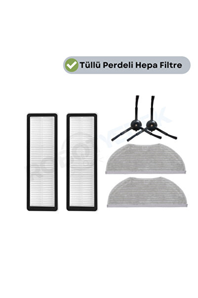 robotyedek Xiaomi S10t Stfcr01sz Filtru Hepa de înlocuire compatibil cu perie...