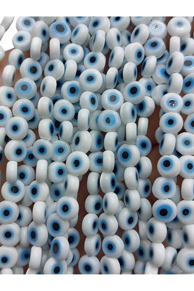 Ralp Moda Evil Eye Bead Series in 6mm Cap Average 60-65 Pieces