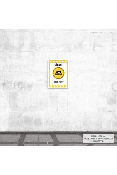 Posterya Ul01938-A4 - Hot Surface Warning Sign (21.6×30.3cm)
