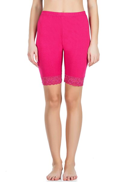 inkasole Κολάν μέχρι το γόνατο με δαντέλα στα μπούτια 415 Φούξια