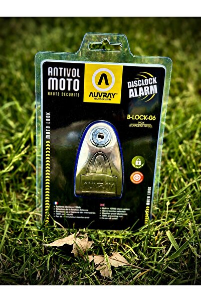 Auvray B-LOCK 06 ALARMLI DİSK KİLİDİ 6 MM 120db INOX ÇELİK