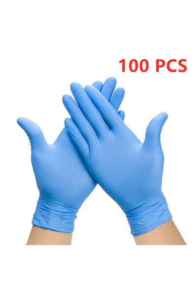 Choice M Blue 100pcs 20/100pcs Black Pink Nitrile Gloves Disposable Latex Free Gloves For Kithcen Cleaning