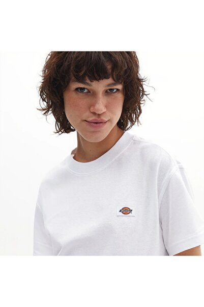 Dickies Dickies Oakport Boxy Ss Tee Kadın Beyaz T-Shirt