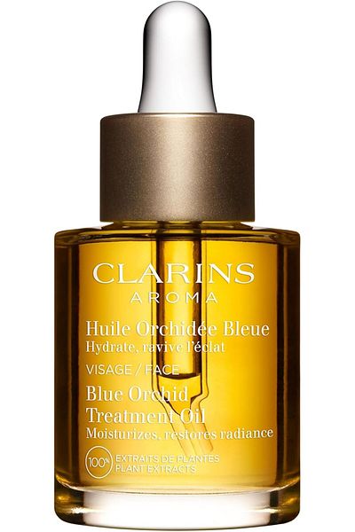 Clarins Blue Orchid Face Treatment Oil by Clarins - Moisturizing Formula for Dry Skin - Dermatologically Tes