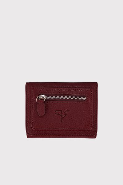 Garbalia Moon Genuine Leather Claret Red Women's Wallet