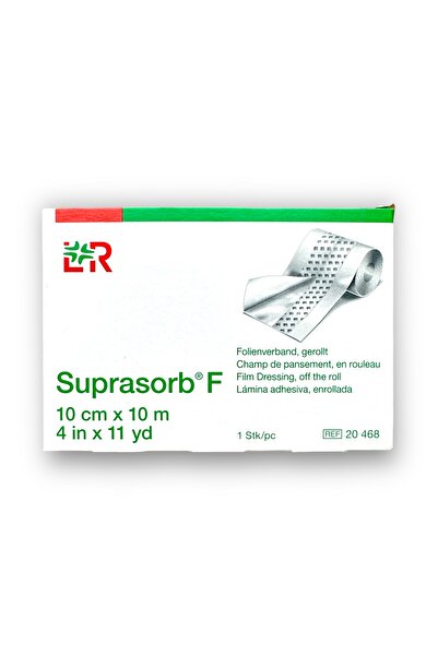 Lohmann & Rauscher Suprasorb F Su Geçirmez Dövme Tattoo Koruyucu Şeffaf Film Örtü 10cm x 10 Mt Rulo 20468