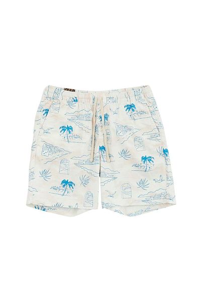 Vans Ανδρικό λευκό σορτς Mn Range Relaxed Elastic