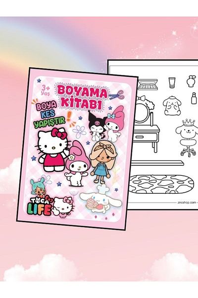 ZNC Pack of 5 Sanrio Coloring Books