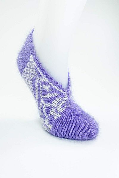 MBB ETİCARET Hand Knitted Winter Stylish Women's Wool Booties D2