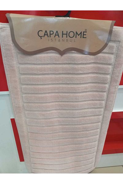 Çapa Home 2 Pieces Daily Dowery Premium Quality Believable Panyo Carpet & Toilet Set Set 60X100/50X60