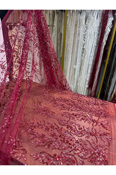 Metroteks Tekstil Metroteks Lüks Pul ve Taş İşlemeli Gelinlik, Nişanlık Ve Ab...