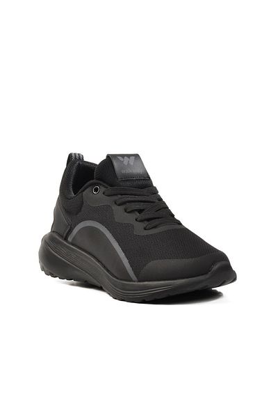 WALKWAY Black Mesh Lightweight Unisex Sports Shoes Dera 640 g