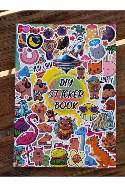 LİMON DEFTER Lemon 16 Page Cardboard Cover Sticker Notebook