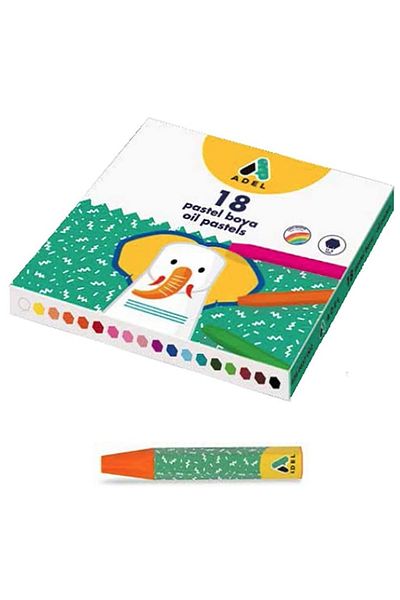 Fatih Crayon Cardboard Box 18 Colors