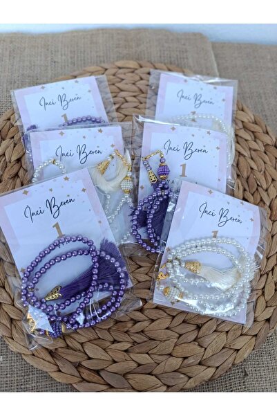 NLYCOLLECTİON CAM TESBİH HEDİYELİK (MEVLİT HEDİYELİK) KİŞİYE ÖZEL TASARIM ( 20 ADET )