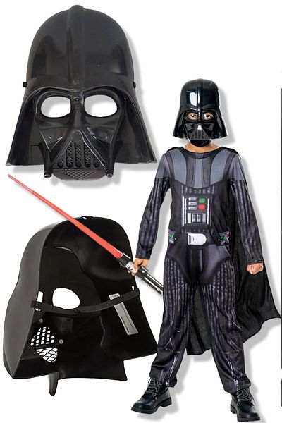 TOYFEST Star Wars Space Way Wars Dart Wader Mask Party Mask Costume Accessory