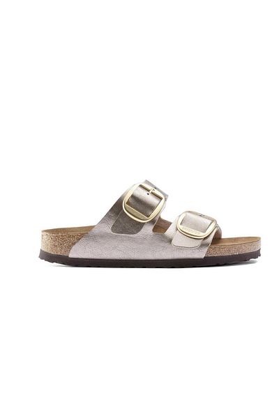 Birkenstock Arizona Big Buckle Bf - Metallic Women's Slippers