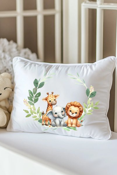 Moda Lime İsme Özel Baskılı Bebek Dolgulu Yastık