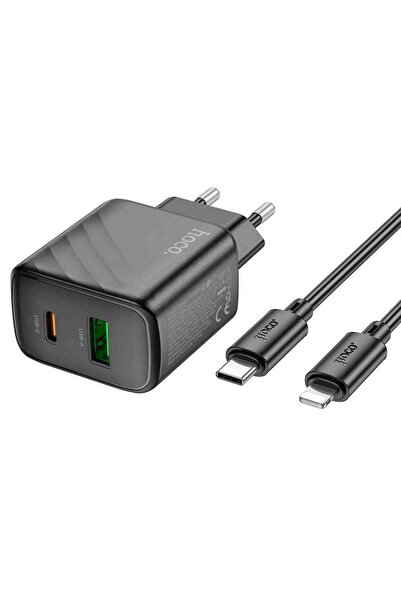Hoco CS23A Sunlight 30W Type-C ve USB 3.0 QC Çıkışlı Type-C to Type-C Kablolu...
