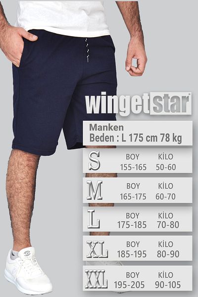 wingetstar شورت أزرق كحلي