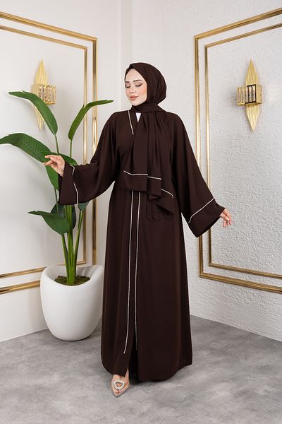 Moda MSK Кафе Dong Tay Dubai Silk Stone Abaya