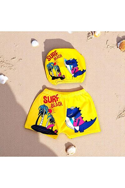 MİLAYS LİFE HOME COLLECTİON PANTALONI SCURT BONNET IMPRIMAT CU PERSONAJE MİLAYS și COSTUME DE BAIE COPII