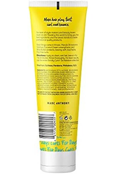 MARC ANTHONY Marc Anthony Strictly Curls 3x Moisture Deep Conditioner for Curl Defining & Anti Frizz