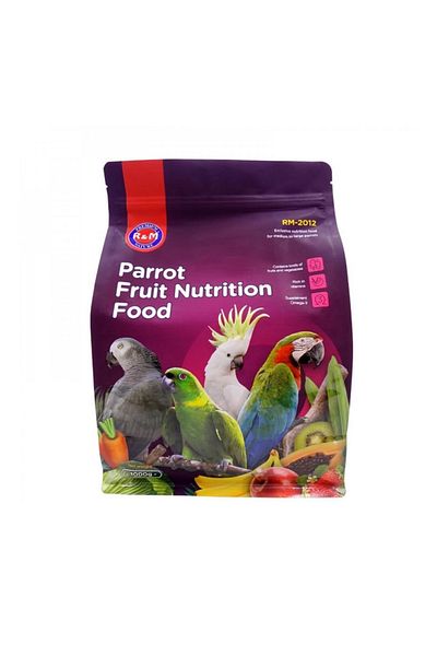 R&M Fruit Nutrition Parrot Food - 500 G Pack Of 6
