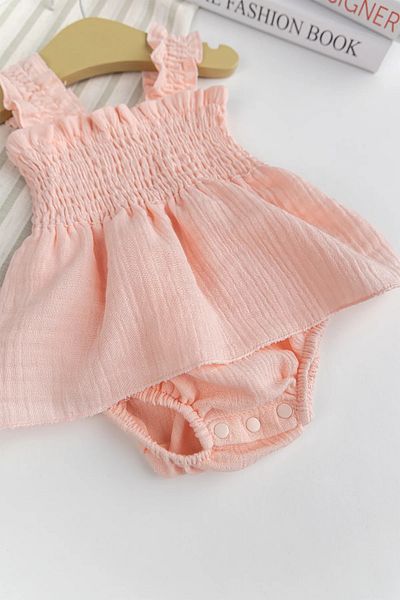 Babymod Muslin 100% Cotton Baby Girl Strappy Summer Dress
