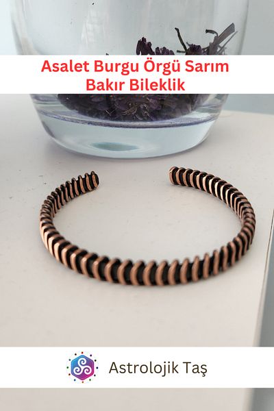 BAKIR Nobility Twist Braided Copper Bracelet for Women and Men