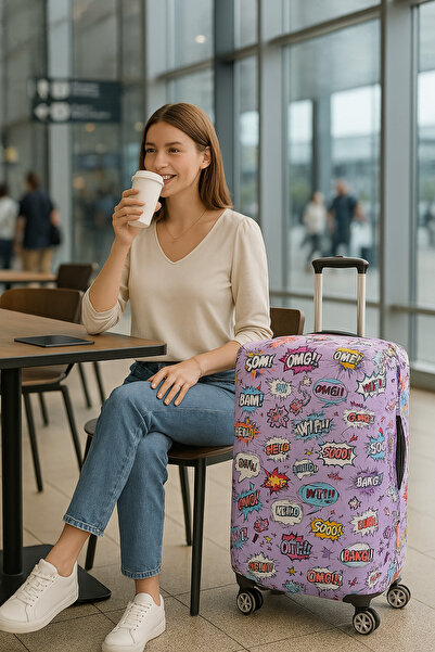 Lubros Elastično Sa likrom Perivo Izdržljiva zaštitna navlaka za kofer, velik...