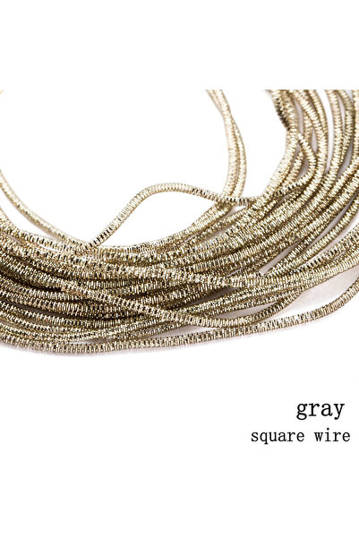 Choice square wire-gray 10g/lot jewelry accessories Embroidery badge mat,hard...