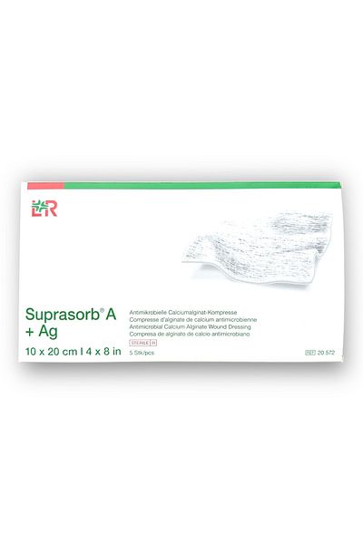 Lohmann & Rauscher Suprasorb a Ag Calcium and Silver Detailed Wound Cover 10X20 cm - Ref 20572