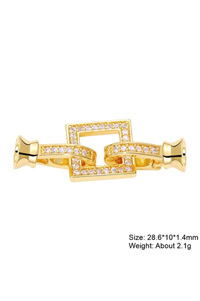 Choice19 كما هو موضح في الصورة، موصلات زينة مطلية بالذهب عيار 18 قيراطًا مصنو...