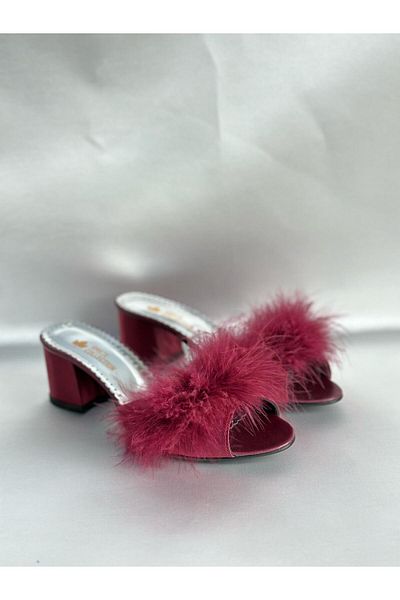 MOD10 Feathered Bride Slippers