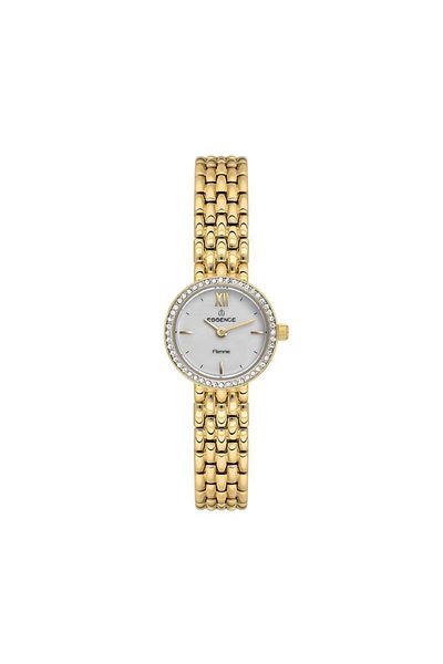 Essence D1225.120 Dial Small Rhinestone Stainless Steel Women Wrist Watch