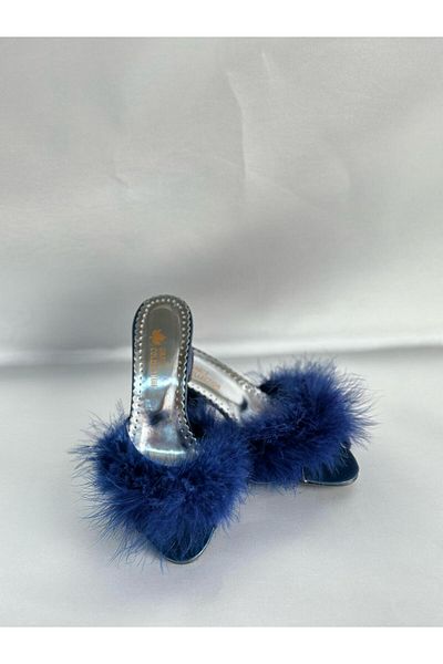 MOD10 Feathered Bride Slippers