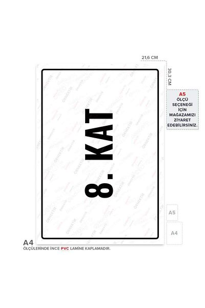Posterya Ul01878-A4 - 8. Floor Warning Sign (21.6×30.3cm)