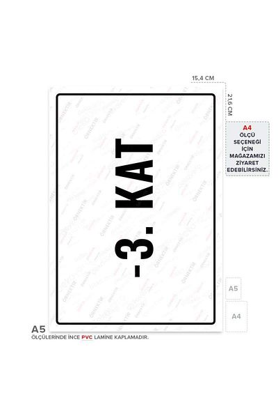 Posterya Ul01893-A5 - —3. Floor Warning Sign (15.4×21.6cm)