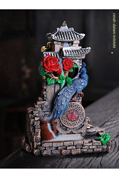 ShowArt Hediyelik Zümrüdüanka ve Aşk İle Yanan Ejderha Geri Akış Tütsülük