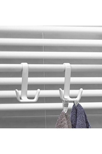 HB LİFE Havlupan İçin Pratik Plastik Havlu Askılığı Havlu Asma Kapasiteli 2 Adet