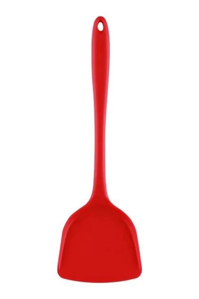 Single (1 Piece) Hard Silicone Heat Resistant Fireproof Non-Stick Spatula