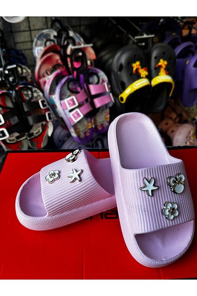 mikam Girl's Stone New Season Quality Eva Comfortable Slippers\Beach Slippers
